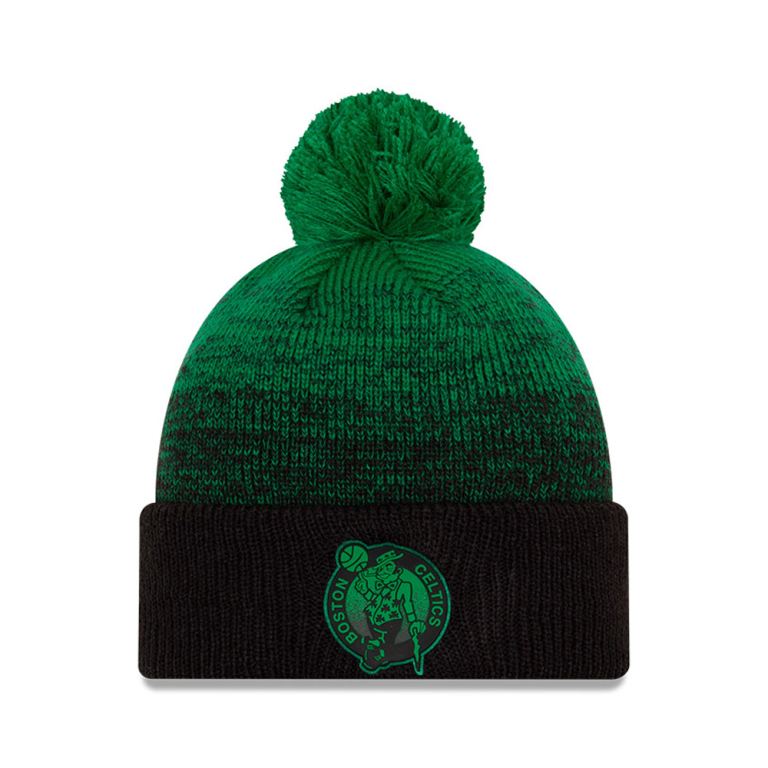 Gorras New Era Beanies Verdes - Boston Celtics NBA Back Half 97168GTDS